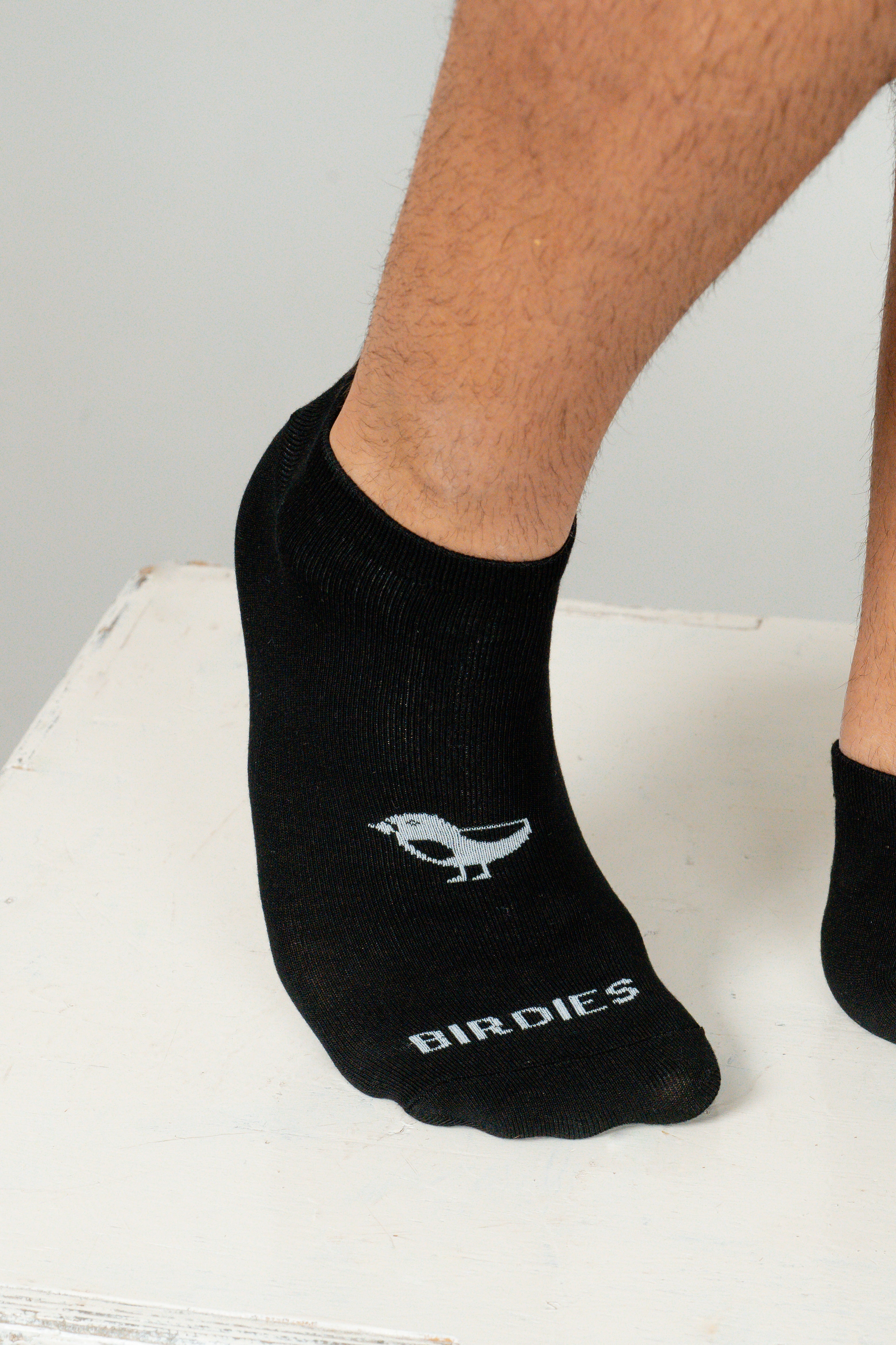 5 pack Birdies Bamboo BLACK short socks
