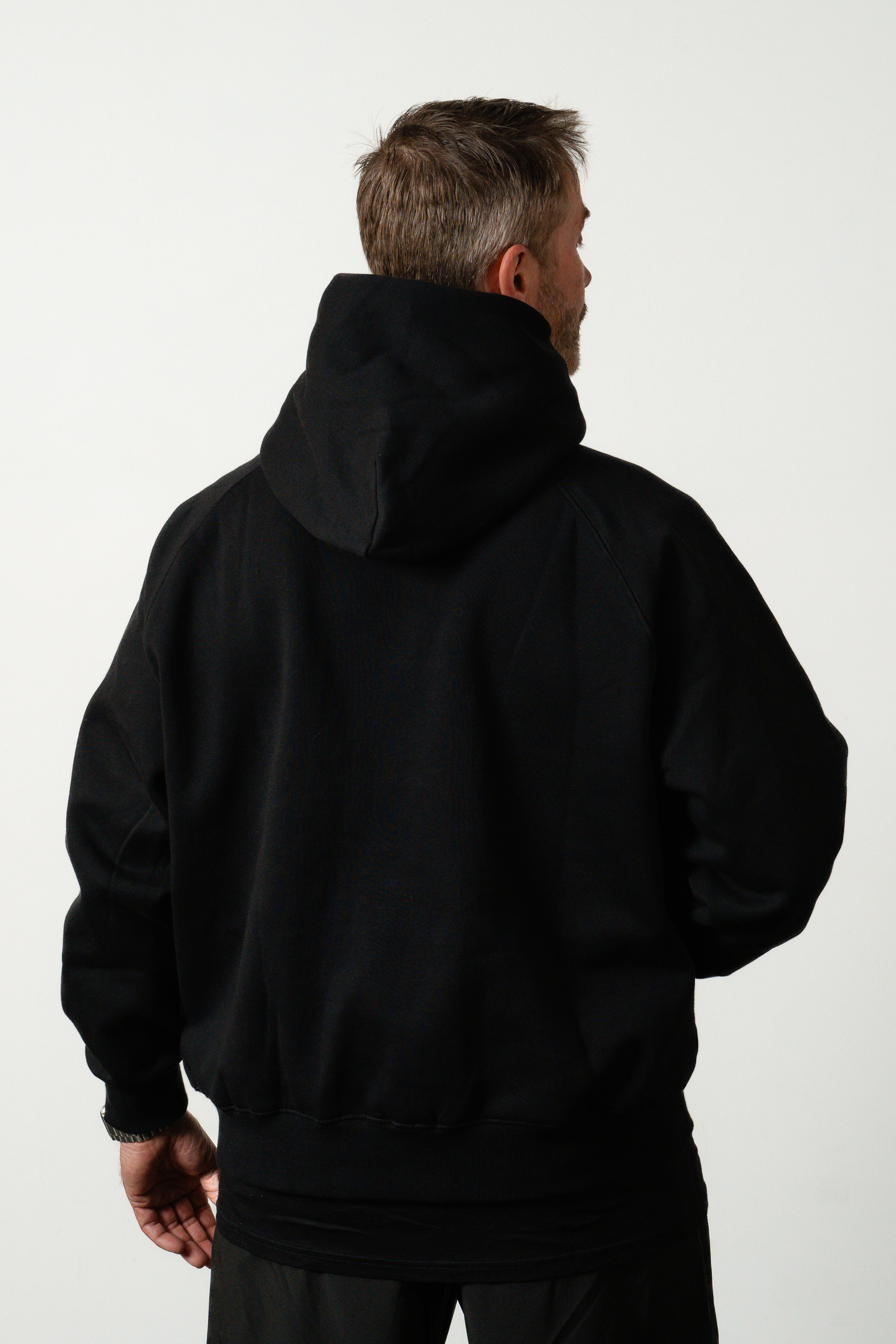SQ Retro Black unisex Hoodie
