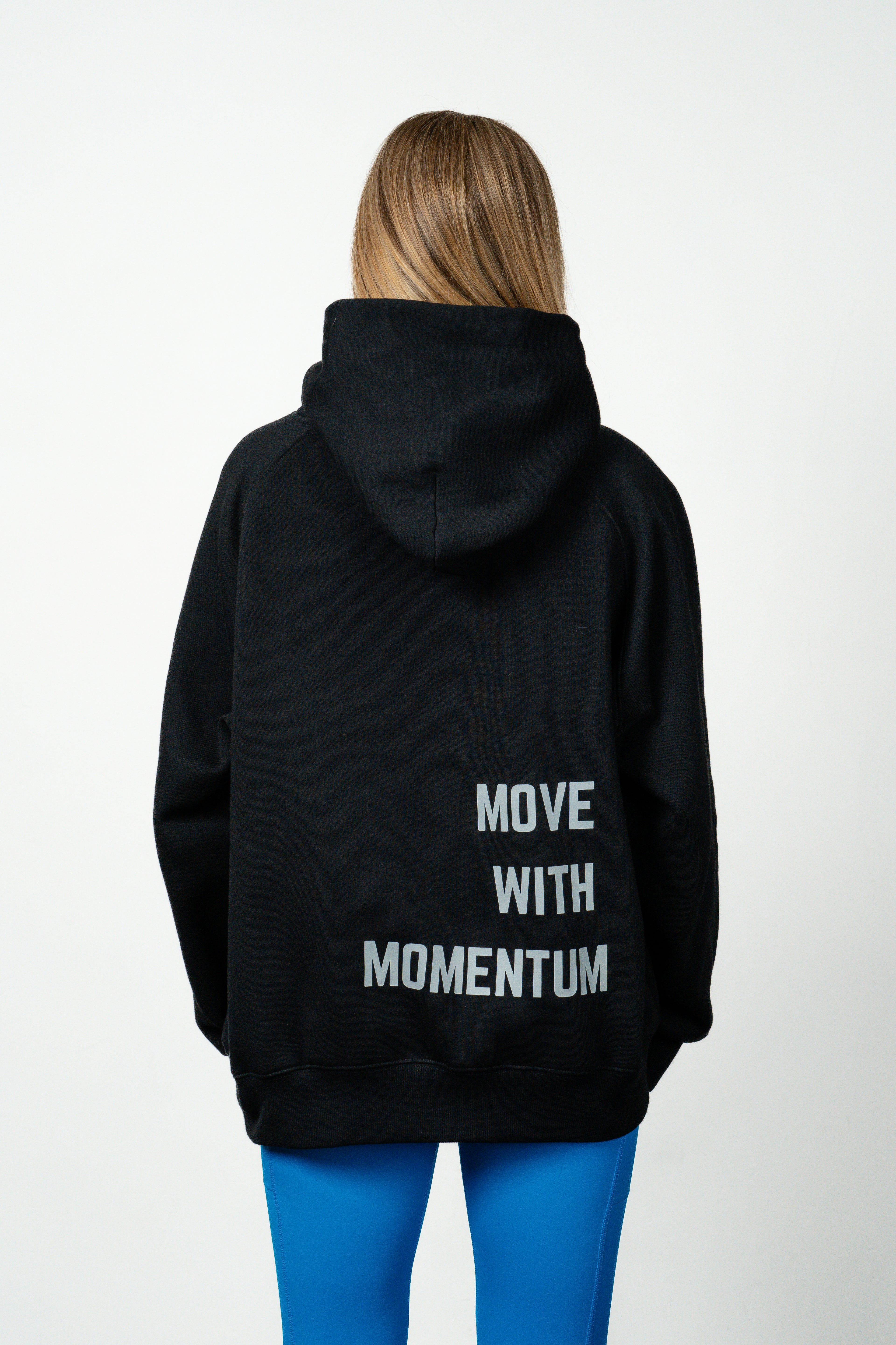 SQ Retro Black unisex Hoodie