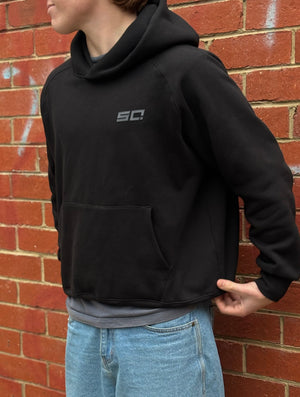 SQ Retro Black unisex Hoodie