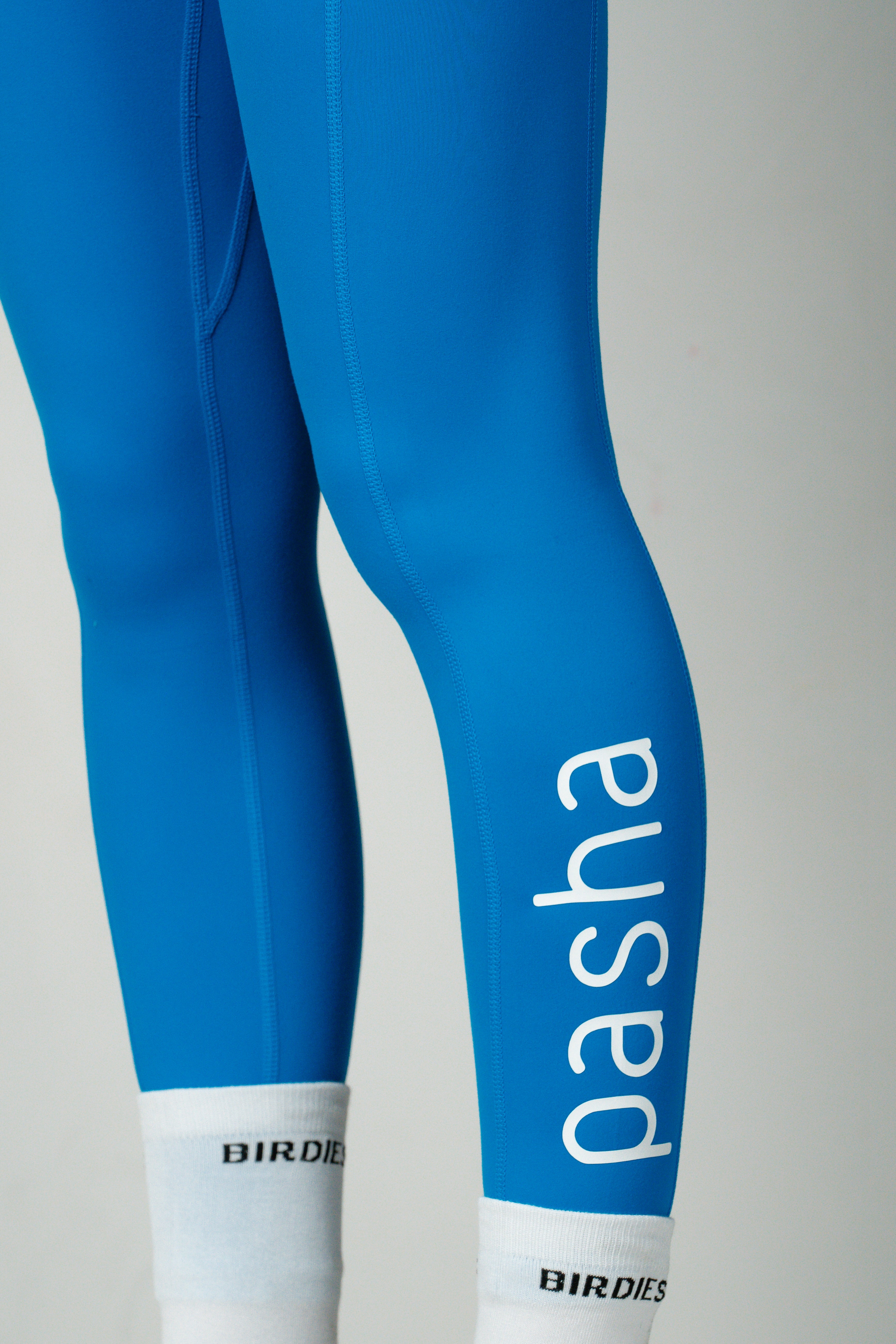 High Waisted Leggings - Blue