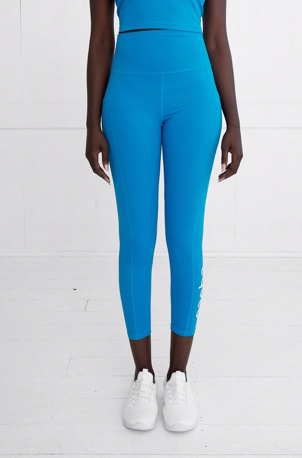 Ultra High Waisted Leggings - Blue 79