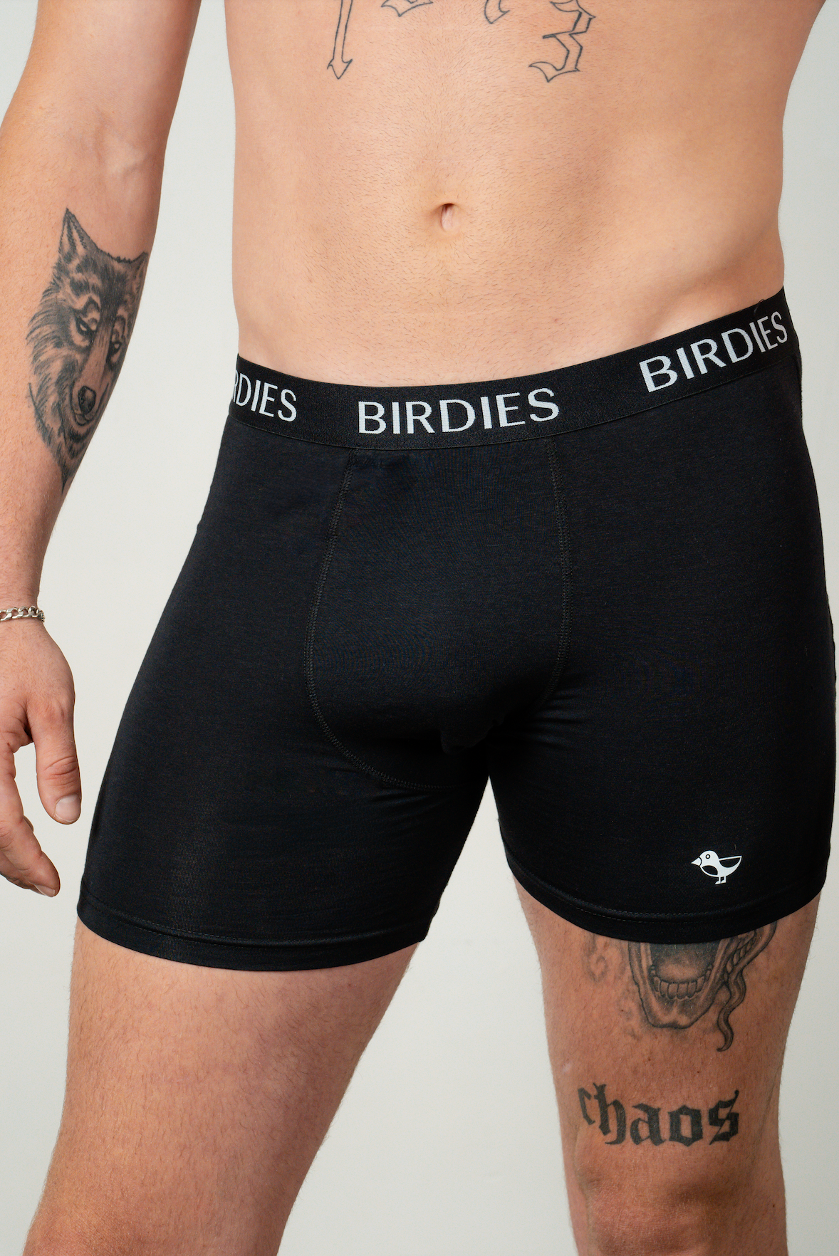 5 Pack Birdies Bamboo BLACK Trunks