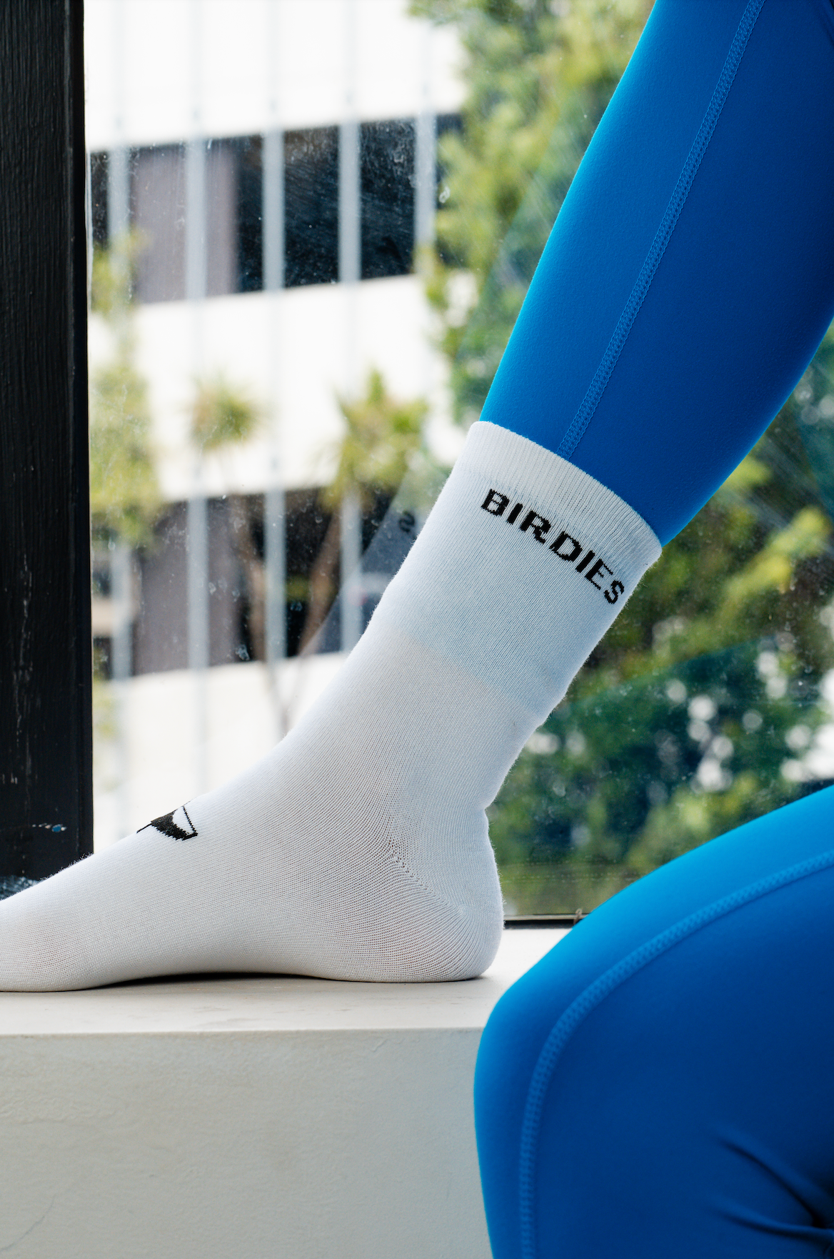 5 pack Birdies Bamboo WHITE Long Socks