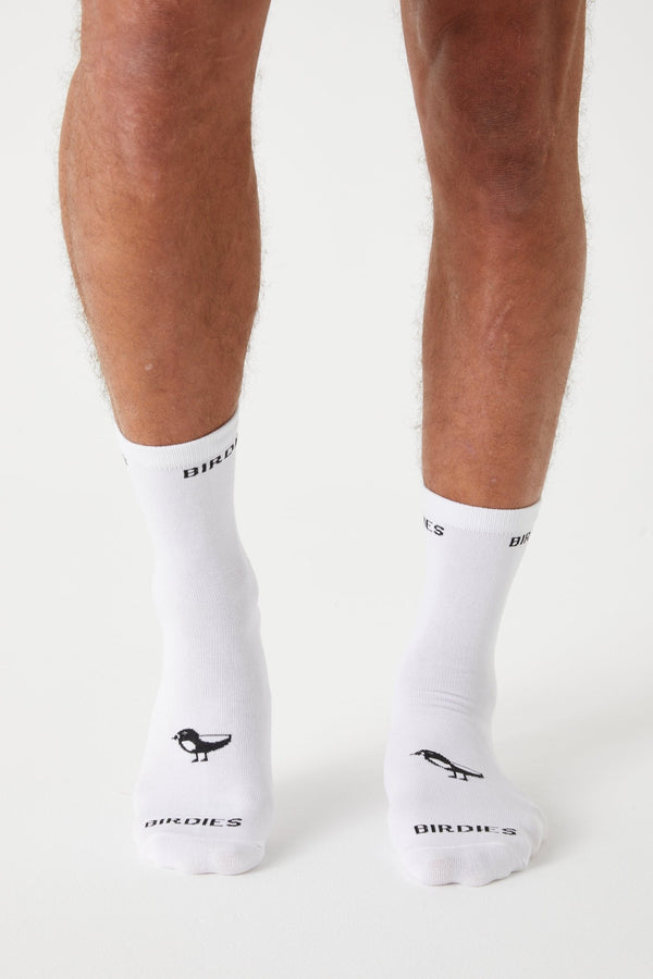 Men's Bamboo Socks (Long) WHITE