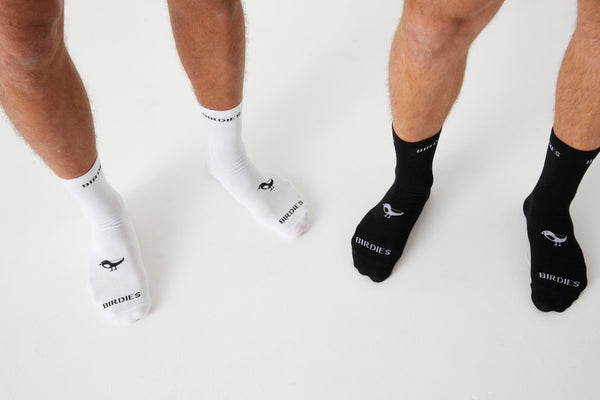 Men's Bamboo Socks (Long) WHITE